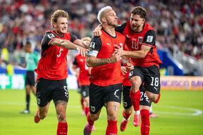 Marko Arnautović slavi gol na Mundijalu 2026.