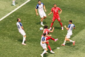 Gol Švajcarske protiv Bosne i Hercegovine.