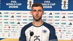 Jovo Lukić daje izjavu posle meča BiH - Švajcarska.