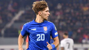 Vasilije Kostov na utakmici reprezentacije Srbije