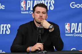 Luka Dončić na konferenciji za medije