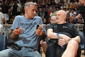 Mirko Milićević i Milan Minić na trenerskoj klinici UKTS Dušan Ivković