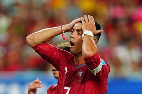 Kristijano Ronaldo na meču Kolumbije i Portugala