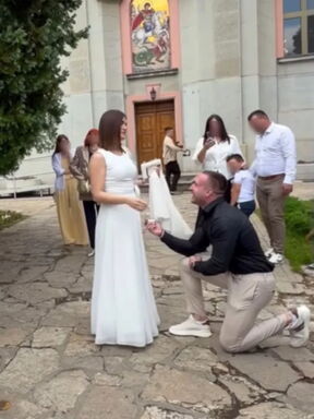 Nikola Orozović se verio i oženio istog dana, mlada trudna