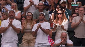 Loža Novaka Đokovića u kojoj su Viktor Troicki, Jelena Đoković i dadilja.