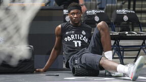 Isak Bonga na zagrevanju u Partizanu