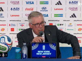 Karlo Anćeloti na konferenciji za medije
