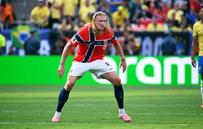 Erling Holand u dresu Norveške