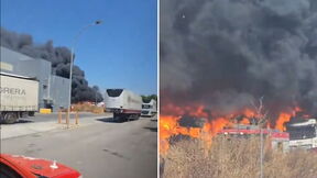 Požar na aerodromu na Majorci