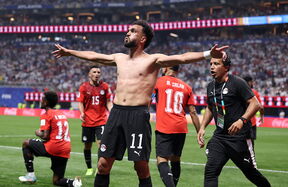 Ziko slavi gol Egipta.