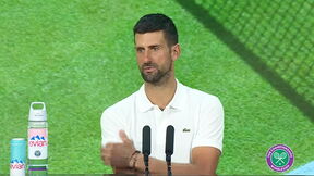 Novak Djokovic na konferenciji za novinare