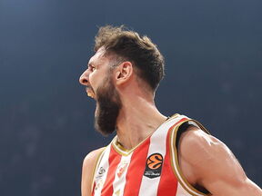 Srpski košarkaš i bivši igrač Crvene zvezde Uroš Plavšić.