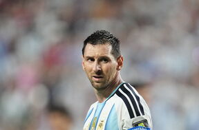 Lionel Mesi u dresu Argentine.