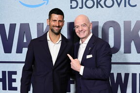 Novak Đoković i Đani Infantino na premijeri dokumentarca u Njujorku