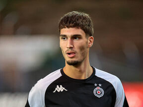 Fudbaler Partizana Nikola Simić.