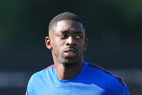 Usman Dembele na treningu reprezentacije Francuske