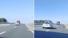 Kamion u kontrasmeru na putu Šabac Loznica.jpg