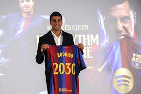 Rodri na promociji u Barseloni
