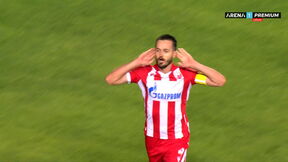 Mirko Ivanić širi ruke iza ušiju posle gola za Zvezdu