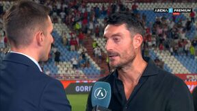 Albert Rijera daje izjavu za TV Arena Sport na Zvezda - Plzenj.