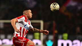 Bruno Duarte vodi loptu na derbiju Zvezda Partizan