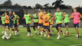 Trening Hetafea na stadionu Partizana