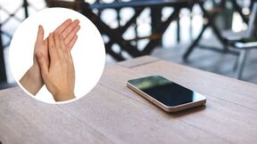 Zaboravljen telefon na terasi
