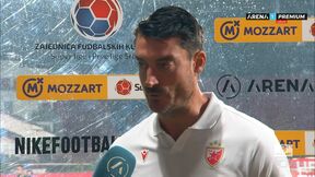 Albert Rijera daje izjavu posle Zvezda - Zemun.