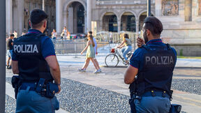 Policajci u Milanu u Italiji