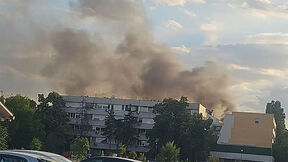 Požar na Novom Beogradu