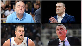 Duško Vujošević, Dejan Milojević, Nikola Jokić i Dejan Radonjić