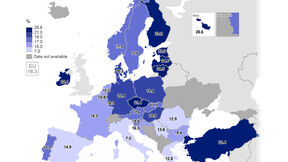 Mapa gojaznosti u Evropi