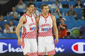 Damjan Rudež i Bogdan Bogdanović u dresu reprezentacije Hrvatske