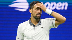 Novak Đoković se drži za glavu na US Openu