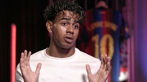 Lamin Jamal daje intervju Horheu Valdanu za "Movistar"