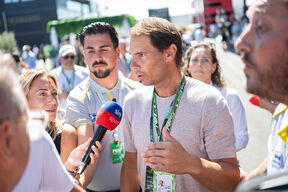 Rafael Nadal daje izjavu.