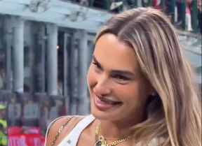 Arina Sabalenka gleda Milan