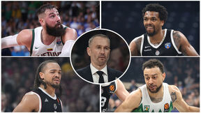 Jonas Valančijunas, Sterling Braun, Karsen Edvards, Najdžel Vilijams-Gos i Tomas Masijulis