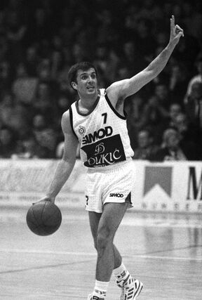 Željko Obradović u dresu Partizana