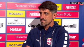 Veljko Paunović daje izjavu pred Srbija Grčka