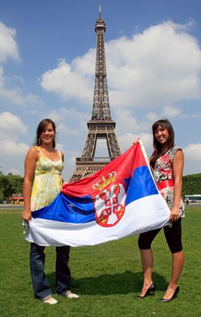 Ana Ivanović i Jelena Janković pred polufinale Rolan Garosa 2007