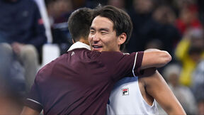 Novak Đoković i Bu posle meča u Pekingu