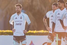 Lionel Mesi na poslednjem treningu u Argentini