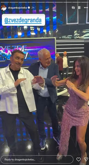 Dragan Kojić Keba i Ana Sević na snimanju ZG