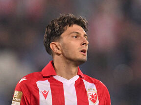 Kristijan Balov, fudbaler Crvene zvezde.