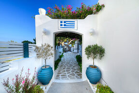 Ulica u gradu Santorini