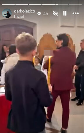Darko Lazić krstio kumu dete 1.jpg