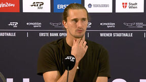 Saša Zverev na konferenciji za medije.