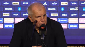 Željko Obradović na konferenciji za medjie posle poraza od Efesa