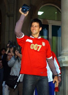Nole "007" u Beogradu